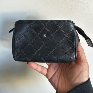 CHANEL Vintage Quilted Coin Purse
